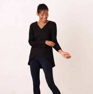 Aday let loose linen top small